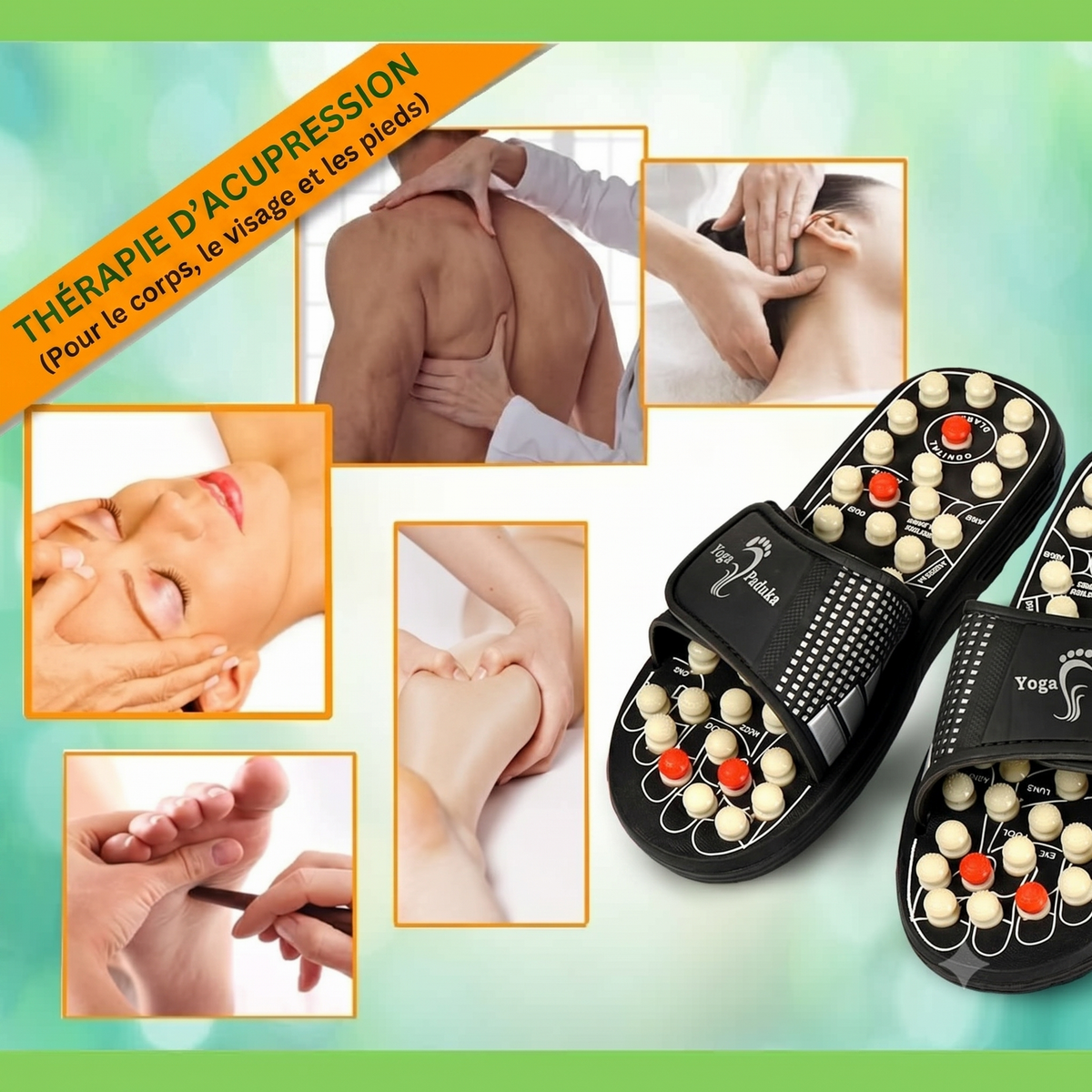 HolisticWalk Pro – Les pantoufles de réflexologie pour réduire le stress et la fatigue